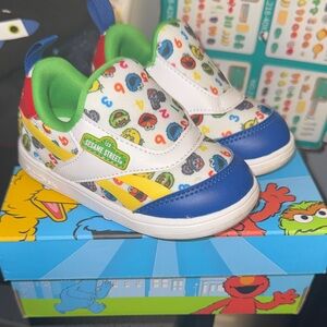 Reebok Sesame Street Kids Sneakers - Blue, Green, Yellow